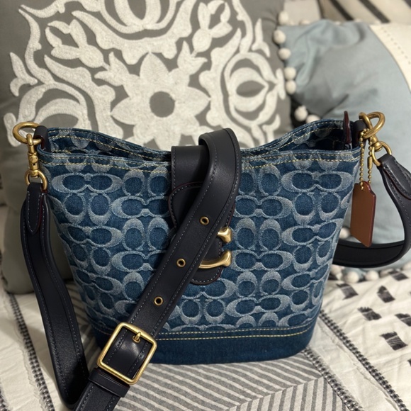 Coach Denim Tali Bucket - Picture 2 of 7